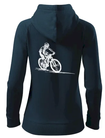MTB kreslený cyklista
