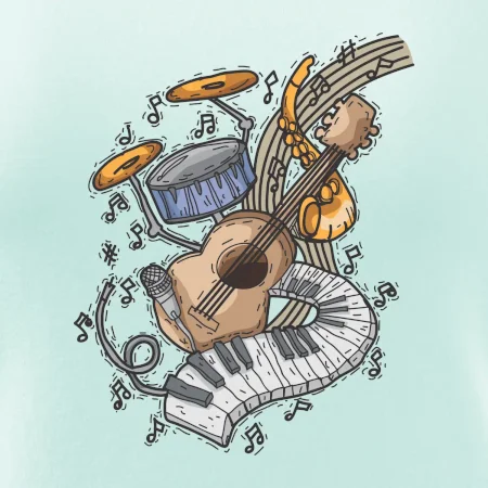 Hudobné nástroje v notách