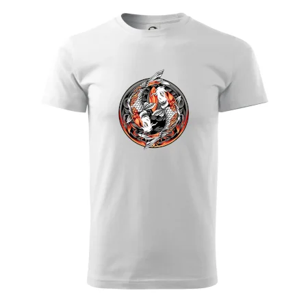 Yin & Yang Koi kapor - oranžový