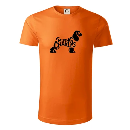 Kavalier king Charles španiel nápis v tele