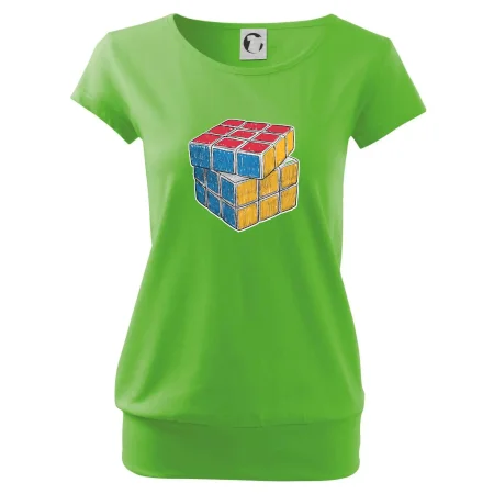 Rubikova kocka kreslená