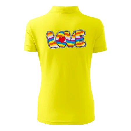 Love nápis dúhový