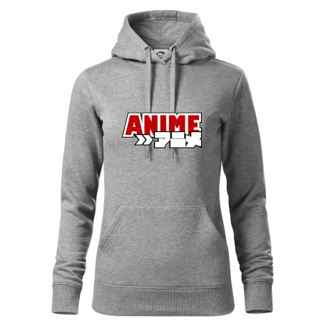 Anime nápis červený