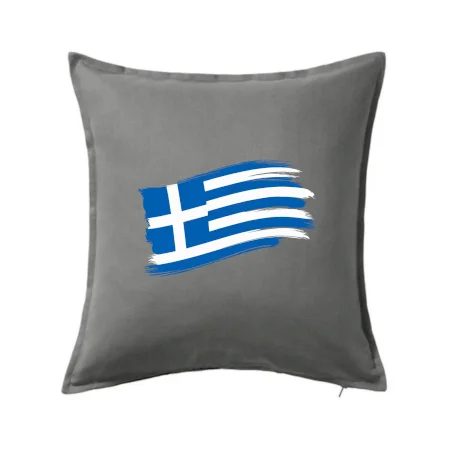 Grécko vlajka - štetkou