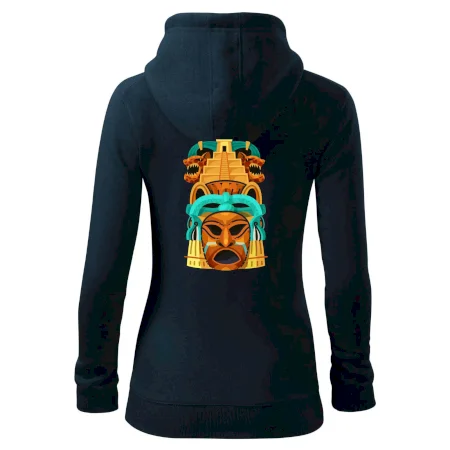Mayová maska s pyramídou