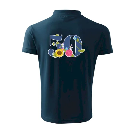 Kvetinové číslo kreslené - 50