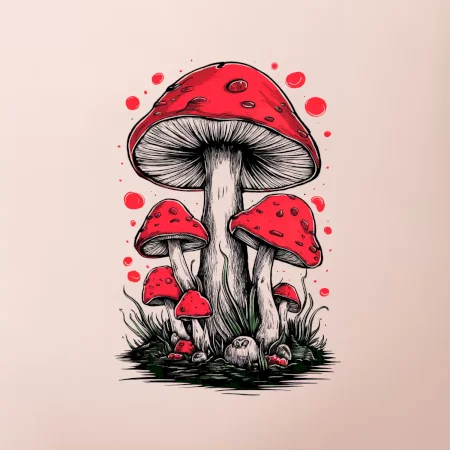 Goblincore Cottagecore Mushrooms