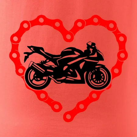Moto srdce reťaz - cestná