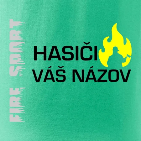 Hasiči - Váš názov - FLUO + Reflexná potlač