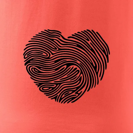 Odtlačok prsta srdce