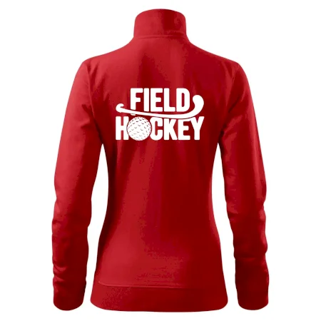 Field hockey loptička a nápis