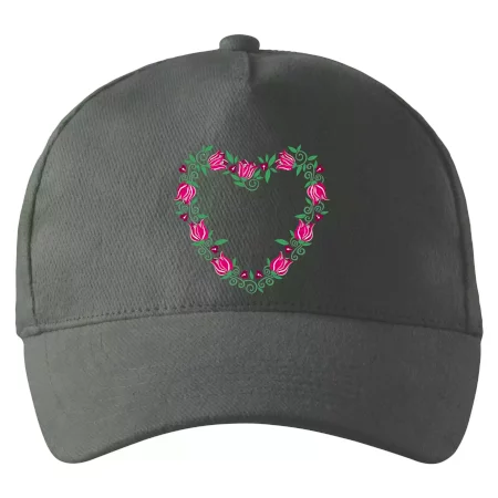 Červené tulipánové srdiečko (Pecka design)