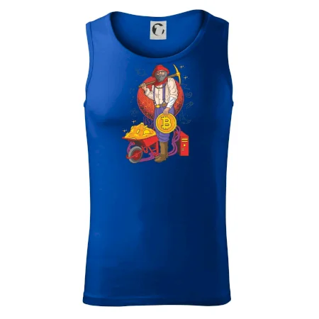 Baník ťaží Bitcoiny