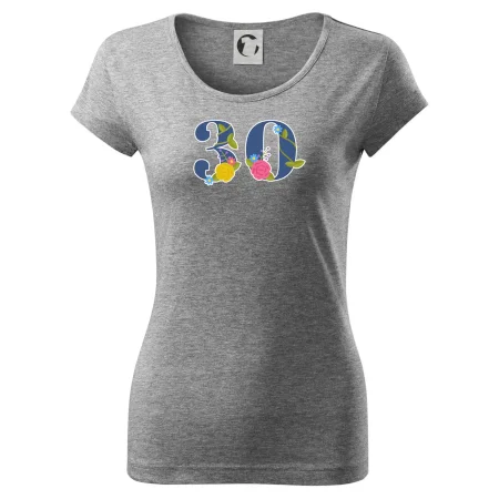 Kvetinové číslo kreslené - 30