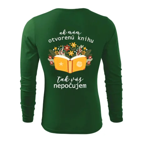 Ak mám otvorenú knihu, tak vás nepočujem