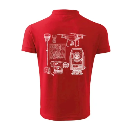 Geodet teodolit dron