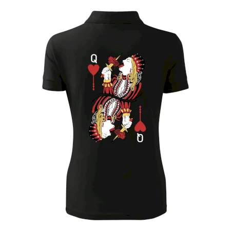Srdcová Kráľovná kreslená (Pecka Design)