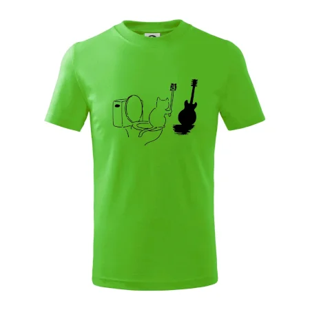 Mačka a gitara WC