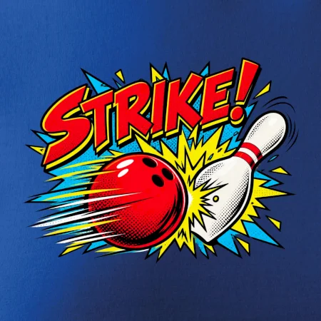 Strike komiksový bowlingový náraz