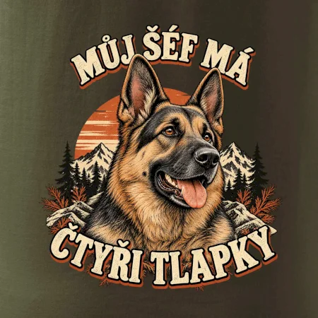 Můj šéf má čtyři tlapky - německý ovčák