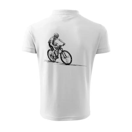 MTB kreslený cyklista