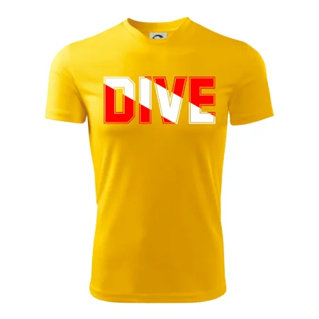Dive nápis vlajka