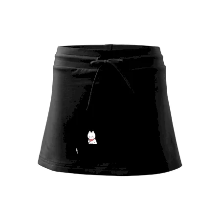 Mačka s rybou vo vrecku