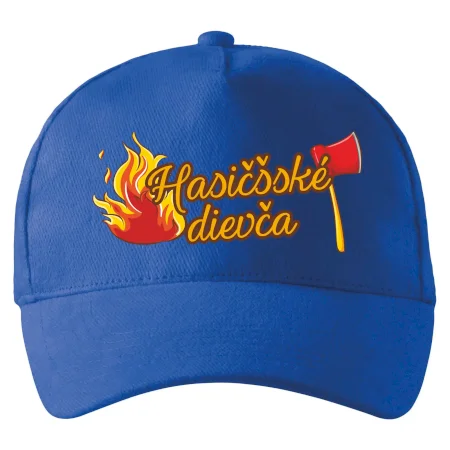 Hasičšské dievča oheň a sekera