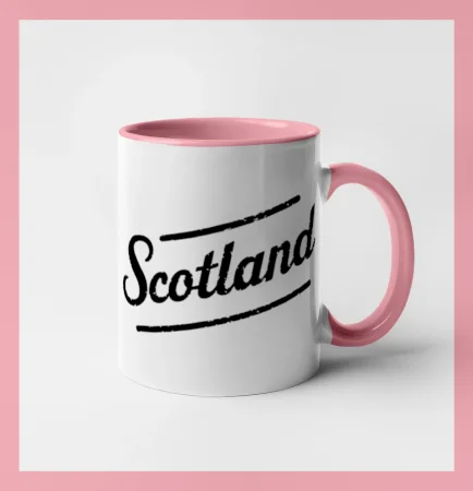 Scotland Vintage nápis