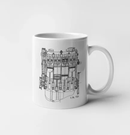 Motor Škoda/ VW 1.9L  TDI ze předu