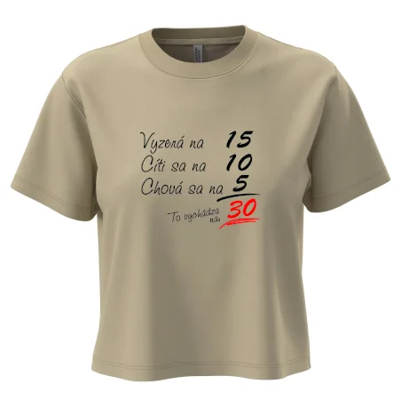 Vyzerá, cíti sa, chová sa - 30 rokov