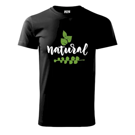 Natural - nápis v listoch