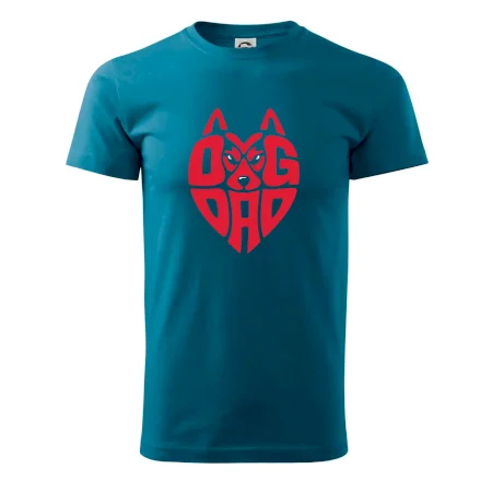 Dog dad nápis v hlavě