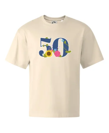 Kvetinové číslo kreslené - 50