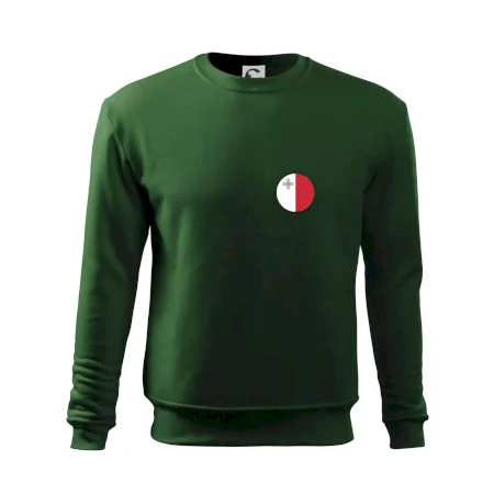 Vlajka Malta guľatá na prsník