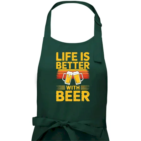 Life is better with beer - oranžové