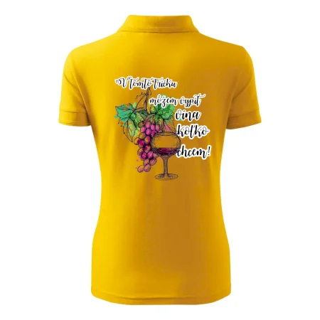V tomto tričku môžem vypiť vína koľko chcem