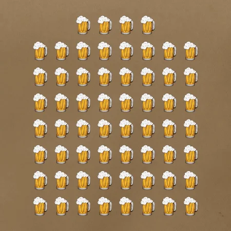 Narodeniny - 60x pivo