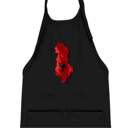 Mapa Albánsko reliéf hôr