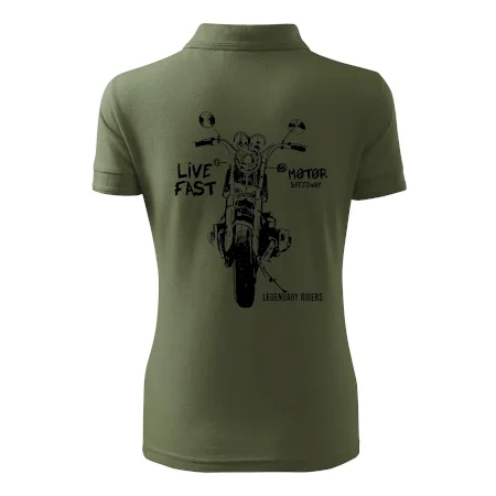 Motorka kresba live fast