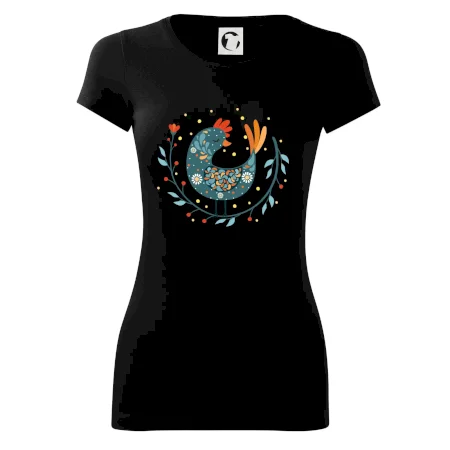 Folklór - sliepky s margarétkami