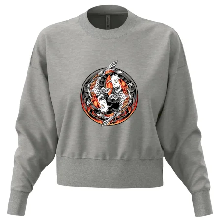 Yin & Yang Koi kapor - oranžový