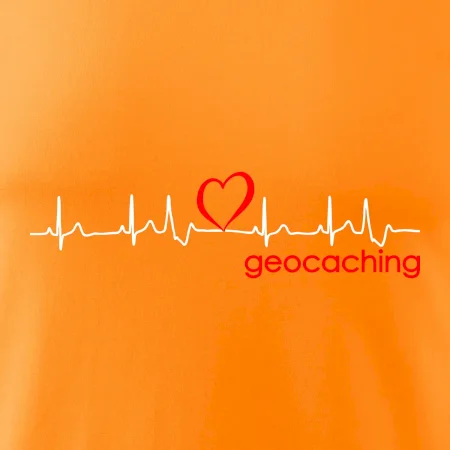 Moje srdce bije pre Geocaching -Text