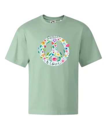 Peace and love symbol