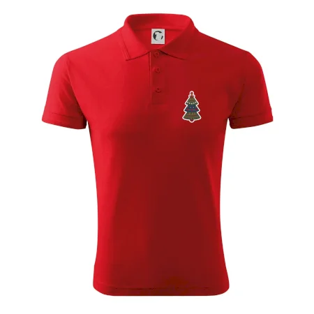 Folklór na prsníku vianočný stromček