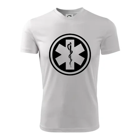 Rescue logo samostatné guľaté