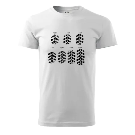 Pneumatiky - obtlačok v závislosti na tlaku