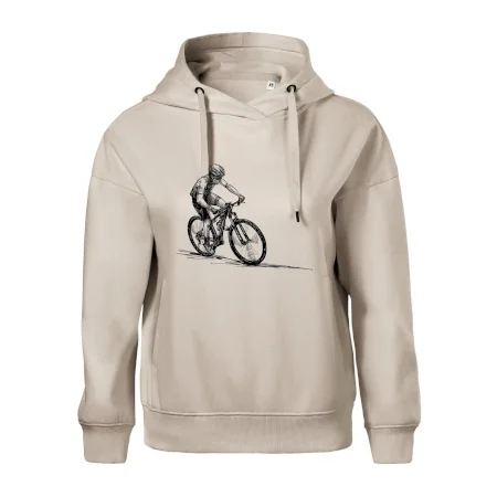 MTB kreslený cyklista