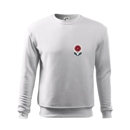 Folklór na prsníku kvetina guľatá