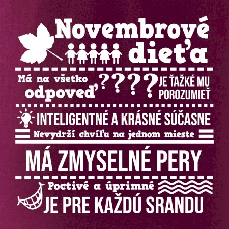 Narodeniny November